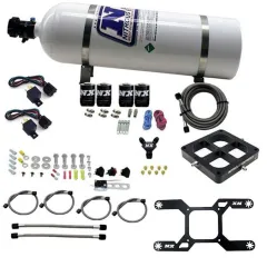 4500 Billet Crossbar Plate System Dual Stage 100-1000Hp with 15Lb Bottle Nitrous Express NX 66047-15 największy sklep tuningowy w Polsce!