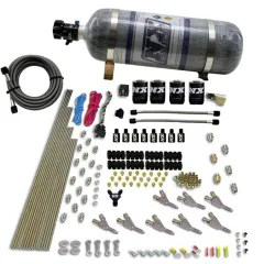 8 Cylinder SSV Direct Port 4 Solenoids with 12Lb Carbon Bottle 200-500Hp Jetting Nitrous Express NX 80016-12 największy sklep tuningowy w Polsce!