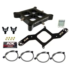 Dual Stage Billet Crossbar Plate Convesion 4150 Flange 50-300Hp Nitrous Express NX NX606 największy sklep tuningowy w Polsce!