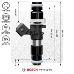 Nuke Performance Wtryskiwacz Bosch 980cc 65 mm EV14L największy sklep tuningowy w Polsce!