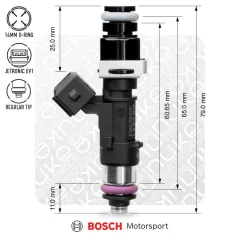 Nuke Performance Wtryskiwacz Bosch 2200cc NGI2 65mm EV14L największy sklep tuningowy w Polsce!