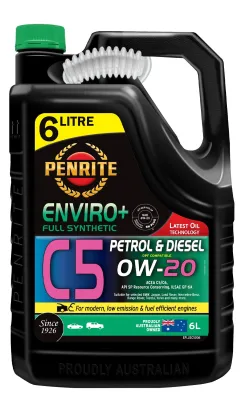 Olej silnikowy Penrite Enviro + C5 0W-20 Full Synthetic 6L największy sklep tuningowy w Polsce!