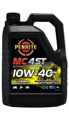Olej silnikowy motocyklowy Penrite MC-4ST Full Synthetic 10W-40 4L największy sklep tuningowy w Polsce!