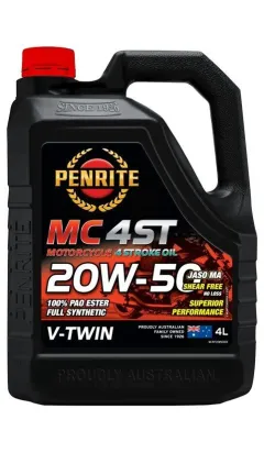 Olej silnikowy motocyklowy Penrite MC-4ST V-TWIN 20W-50 100% PAO ESTER Full Synthetic 4L największy sklep tuningowy w Polsce!