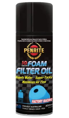 Penrite 10 Tenths Foam Filter Oil 400 ml – Profesjonalny Olej do Piankowych Filtrów Powietrza w aerozolu największy sklep tuningowy w Polsce!