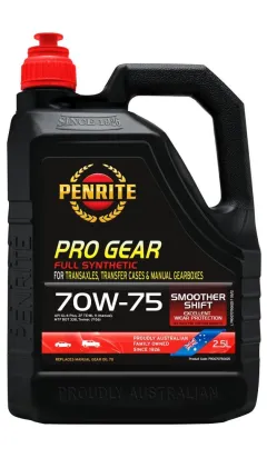 Olej przekładniowy Penrite PRO Gear 70W-75 Full Synthetic 2.5L największy sklep tuningowy w Polsce!