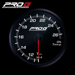Wskaźnik Pro G Race Series RC, temperatury oleju °F WHITE 60mm największy sklep tuningowy w Polsce!