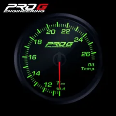 Wskaźnik Pro G Race Series RC, temperatury oleju °F GREEN 52mm największy sklep tuningowy w Polsce!