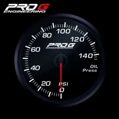 Wskaźnik Pro G Race Series RC, ciśnienia oleju PSI WHITE 60mm największy sklep tuningowy w Polsce!