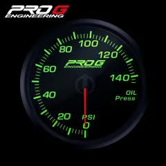 Wskaźnik Pro G Race Series RC, ciśnienia oleju PSI GREEN 52mm największy sklep tuningowy w Polsce!