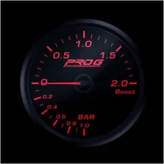 Wskaźnik Pro G Race Series RC, doładowania Boost 2 Bar RED 52mm największy sklep tuningowy w Polsce!