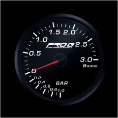 Wskaźnik Pro G Race Series RC, doładowania Boost 3 Bar WHITE 52mm największy sklep tuningowy w Polsce!