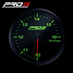 Wskaźnik Pro G Race Series RC, Woltomierz GREEN 52mm największy sklep tuningowy w Polsce!