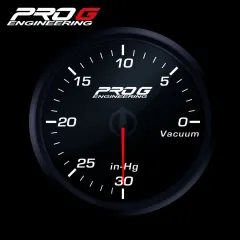Wskaźnik Pro G Race Series RC, Podciśnienia WHITE 52mm największy sklep tuningowy w Polsce!