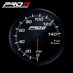 Wskaźnik Pro G Race Series RC, ciśnienia paliwa PSI WHITE 52mm największy sklep tuningowy w Polsce!