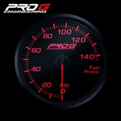 Wskaźnik Pro G Race Series RC, ciśnienia paliwa PSI RED 52mm największy sklep tuningowy w Polsce!