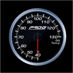 Wskaźnik Pro G Race Series RS, temperatury oleju °C WHITE 60mm największy sklep tuningowy w Polsce!