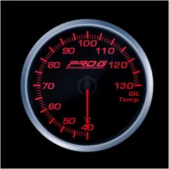 Wskaźnik Pro G Race Series RS, temperatury oleju °C RED 52mm największy sklep tuningowy w Polsce!