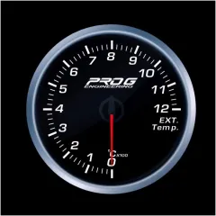 Wskaźnik Pro G Race Series RS, temperatury spalin EGT °C WHITE 52mm największy sklep tuningowy w Polsce!