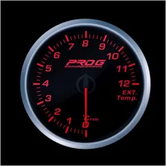 Wskaźnik Pro G Race Series RS, temperatury spalin EGT °C RED 60mm największy sklep tuningowy w Polsce!