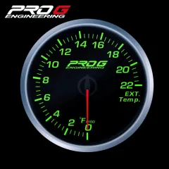 Wskaźnik Pro G Race Series RS, temperatury spalin EGT °F GREEN 52mm największy sklep tuningowy w Polsce!