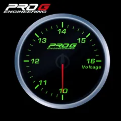 Wskaźnik Pro G Race Series RS, Woltomierz GREEN 60mm największy sklep tuningowy w Polsce!
