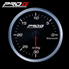 Wskaźnik Pro G Race Series RS, Podciśnienia WHITE 60mm największy sklep tuningowy w Polsce!