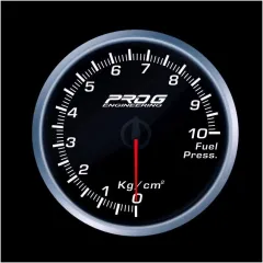 Wskaźnik Pro G Race Series RS, ciśnienia paliwa Kg/cm2 WHITE 52mm największy sklep tuningowy w Polsce!