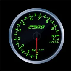 Wskaźnik Pro G Race Series RS, ciśnienia paliwa Kg/cm2 GREEN 52mm największy sklep tuningowy w Polsce!