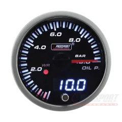 Prosport JDM Series 52mm - Oil Pressure Gauge with Electrical Sensor największy sklep tuningowy w Polsce!