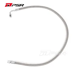 Pulsar PSR Universal Performance Turbo Oil Feed Line 4AN - 4AN 90 Degree Straight Steel Braided 80cm największy sklep tuningowy w Polsce!