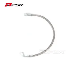 Pulsar PSR Universal Performance Turbo Oil Feed Line 4AN - 4AN 90 Degree Straight Steel Braided 43cm największy sklep tuningowy w Polsce!