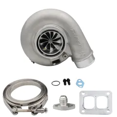 Turbosprężarka Pulsar PSR 7375G Compact 1200KM .95 T4 Twin Scroll Wlot 4" V-Band Wylot Łożyska kulkowe największy sklep tuningowy w Polsce!
