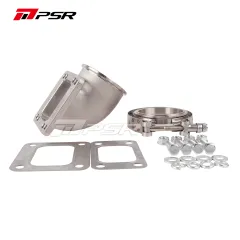Pulsar PSR 90 Degree Elbow Adapter T3 / T4 3" V-Band Stainless Steel największy sklep tuningowy w Polsce!