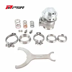 Zawór Wastegate Pulsar PSR 38mm Dual Vband External Wastegate Silver największy sklep tuningowy w Polsce!