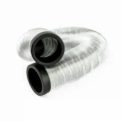 Ramair rura karbowana zimnego powietrza srebrna 60mm 30cm największy sklep tuningowy w Polsce!