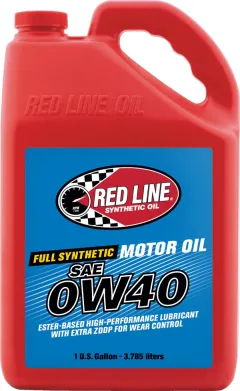 Olej silnikowy syntetyczny Red Line 0W40 3.8l RD-11105 największy sklep tuningowy w Polsce!
