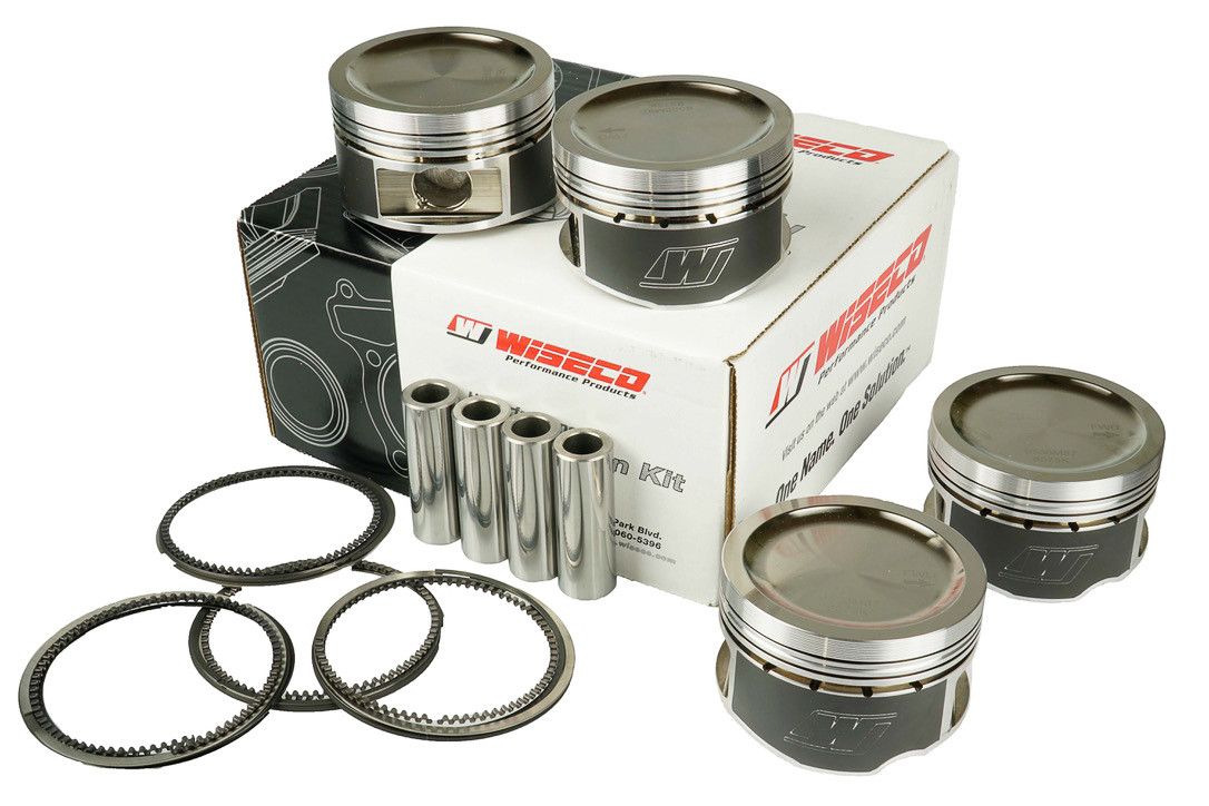 Kute tłoki silnika Wiseco, Honda Civic Integra B16A 1.6 / B18C 1.8 V-TEC (81.5mm) +0.5mm, 8.2 / 9.1 CR największy sklep tuningowy w Polsce!