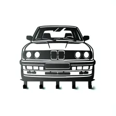 Wieszak na klucze BMW E28 DUŻY 25cm Czarny Prezent Gadżet Tuning największy sklep tuningowy w Polsce!