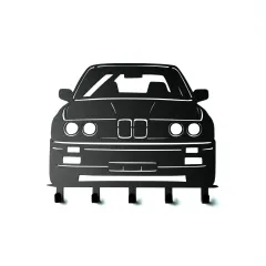 Wieszak na klucze BMW E30 DUŻY 25cm Czarny Prezent Gadżet Tuning największy sklep tuningowy w Polsce!