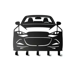 Wieszak na klucze Mazda MX5 Miata DUŻY 25cm Czarny Prezent Gadżet Tuning największy sklep tuningowy w Polsce!