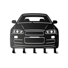 Wieszak na klucze Nissan R34 DUŻY 25cm Czarny Prezent Gadżet Tuning JDM największy sklep tuningowy w Polsce!