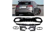 Dyfuzor Mercedes-Benz A W177 Tył Gloss Black największy sklep tuningowy w Polsce!