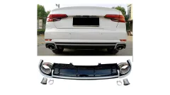 Dyfuzor Audi A4 B8 Facelift Tył z końcówkami największy sklep tuningowy w Polsce!