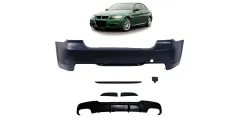 Zderzak BMW 3 E90 Tył z dyfuzorem największy sklep tuningowy w Polsce!