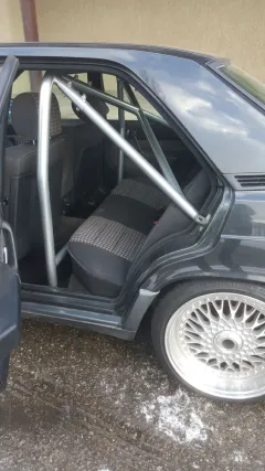 Rollbar skręcana pół klatka Mercedes W201 190 White największy sklep tuningowy w Polsce!