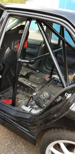 Rollbar skręcana pół klatka Mitsubishi Lancer EVO 7 8 9 White największy sklep tuningowy w Polsce!