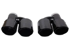 Końcówka Tłumika 101mmx2 wejście 67mm Carbon Gloss Zestaw największy sklep tuningowy w Polsce!