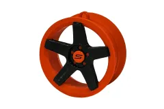 Zawieszka Slide Felga 06 Red-Black 70mm Brelok Bombka Świąteczna największy sklep tuningowy w Polsce!