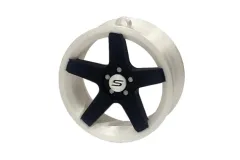 Zawieszka Slide Felga 06 White-Black 70mm Brelok Bombka Świąteczna największy sklep tuningowy w Polsce!